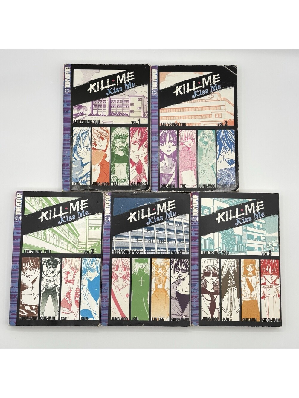 Kill Me Kiss Me Manga Vol 1-5 Complete Set Tokyopop English 1st Print